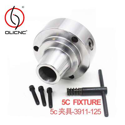 一件代发  5C夹具卡盘替代品 3911-125-5C夹具 配合5C夹头 跨境