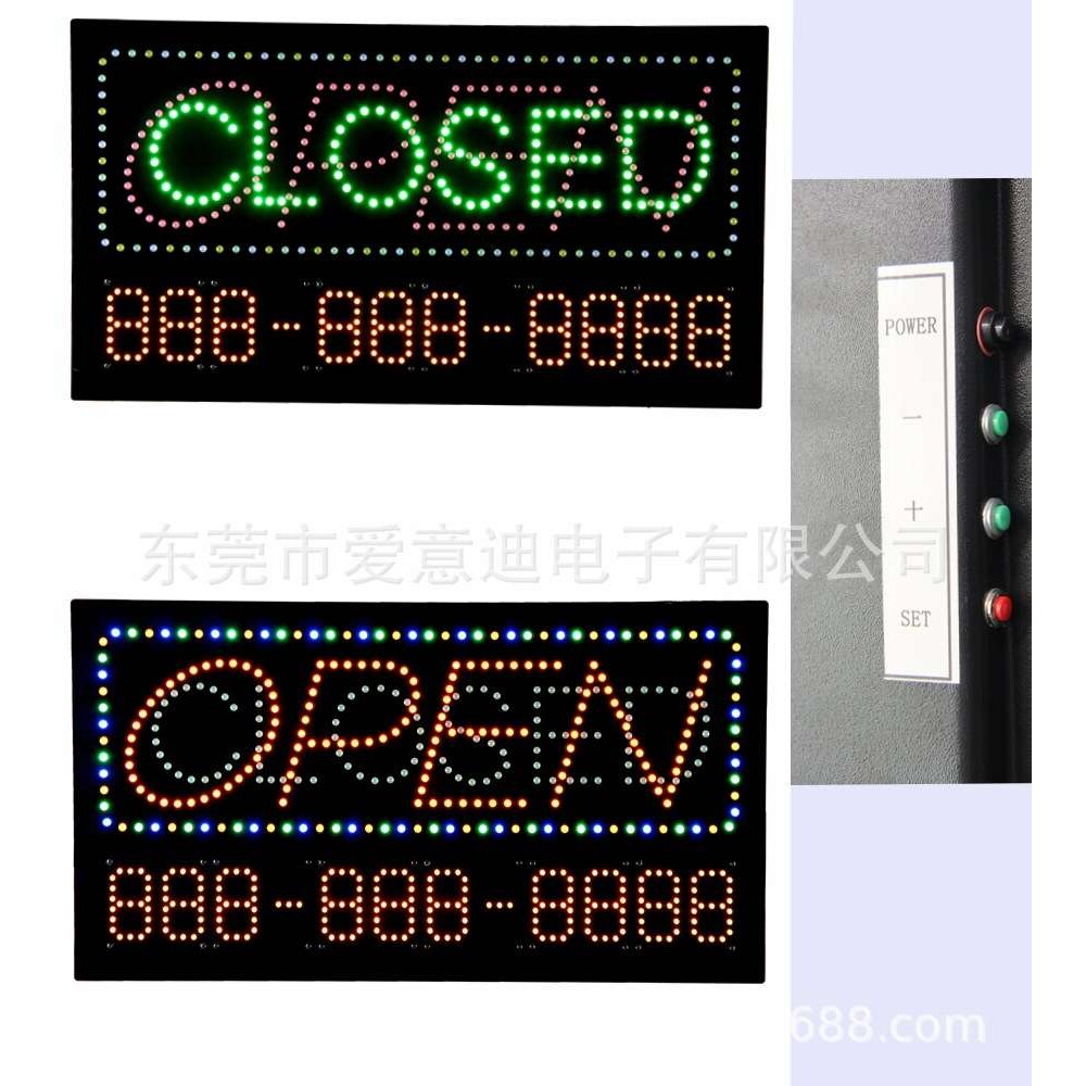 跨境披萨店广告灯牌标识牌 PIZZA SIGNS 门牌挂牌店铺 电话号码