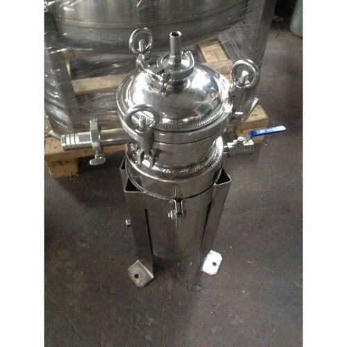 单袋过滤器1P4S 工业微型袋式水过滤器 304不锈钢精密过滤器