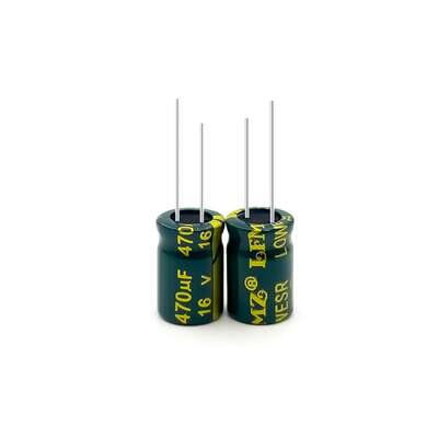 LFMZ厂家 绿金高频电解电容16V470UF8x12PVC电阻家电专用
