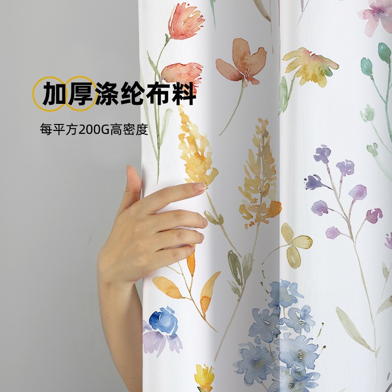 美式浴帘套装免打孔浴室隔断帘加厚防水布防霉挂帘子卫生间淋浴帘