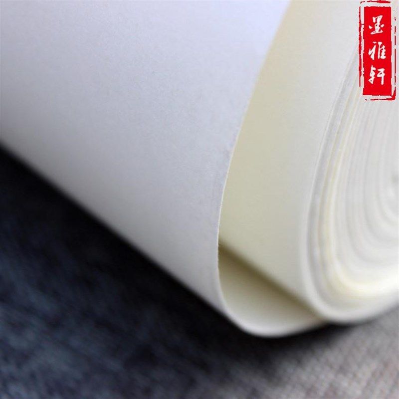 加厚加棉覆背纸90g裱褙纸45cm-2.2米宽百米长卷装裱材料纸