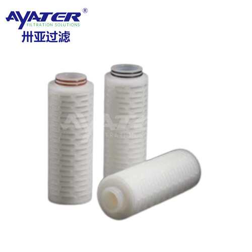 卅亚PTFE疏水性折叠滤芯10英寸 0.22um 226接口折叠滤芯生产厂家