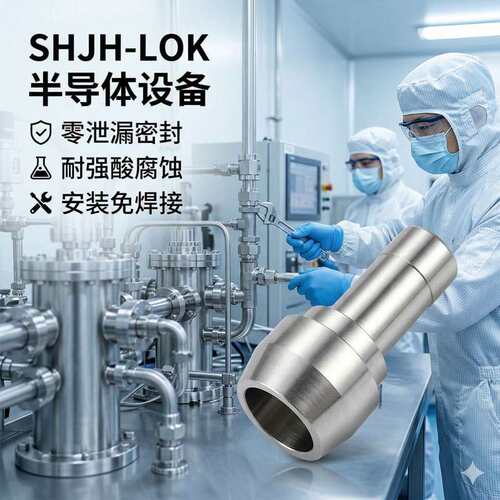 兼容世伟洛克变径限流孔口接头SS-811-PC-6仪表洁净管道连接件316