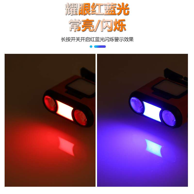 感应头顶灯超亮强光长续航锂电防水可充电户外头戴式头灯感应灯