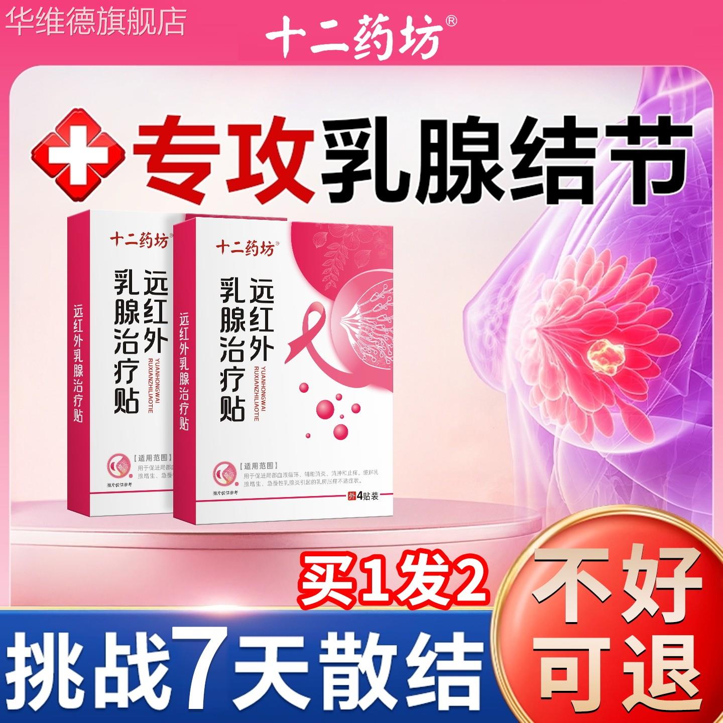 医用乳腺贴乳房胀痛增生结节疏通消散结硬块囊肿纤维瘤腺炎药膏贴