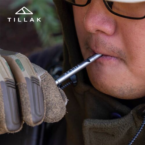 Tillak户外求生哨 户外露营徒步生存应急口哨求生哨轻量勺子
