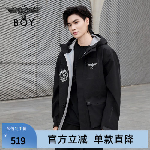 BOYLONDON秋季男款硬核机能风户外休闲外套M23038