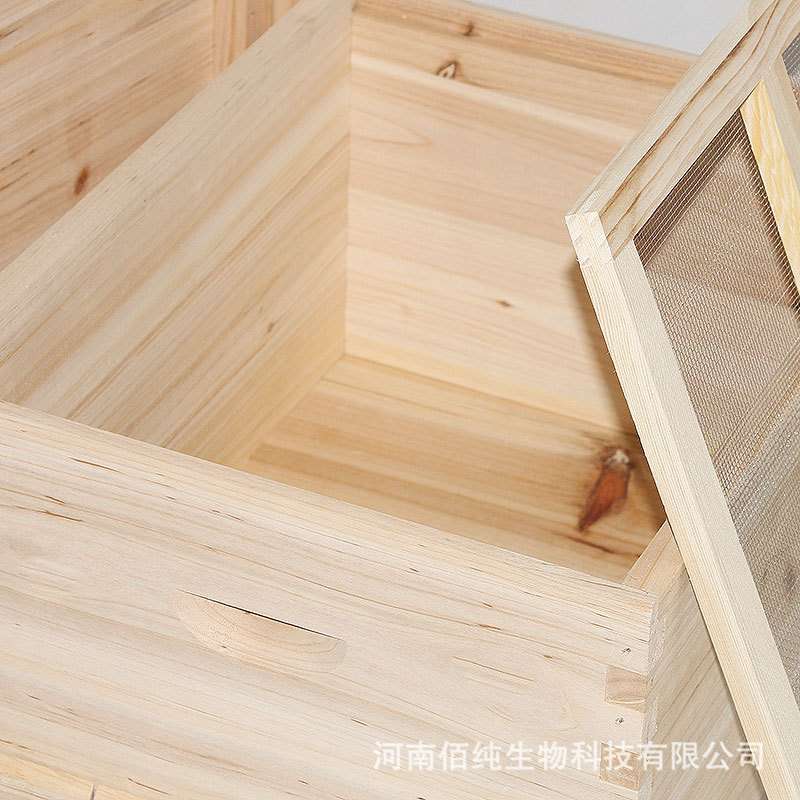 蜂具   蜜蜂箱 杉木中蜂标准蜂箱 中式十框单层蜜蜂蜂箱