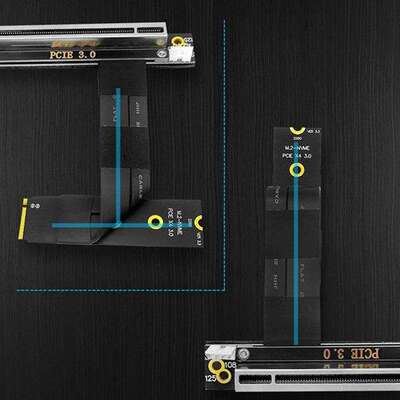 1个 颜色：如图色 材质：PCB NVME转PCIE X16转接线M.2 -mkey转16