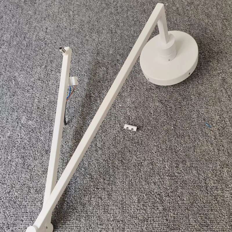 北欧吊灯可移动摇臂配件餐厅吊灯可移位铁艺电镀烤漆白色黑色铬色