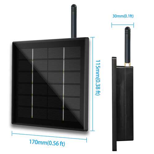 IP66太阳能LoRa节点Heltec内置18650电池支持Meshtastic无线户外