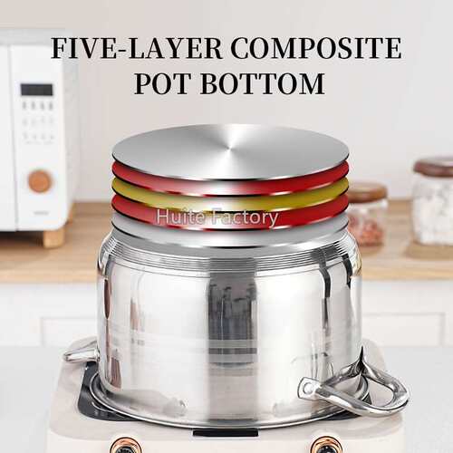 跨境13件套cookware set厨具加厚复底不锈钢套装锅带蒸格锅具套装