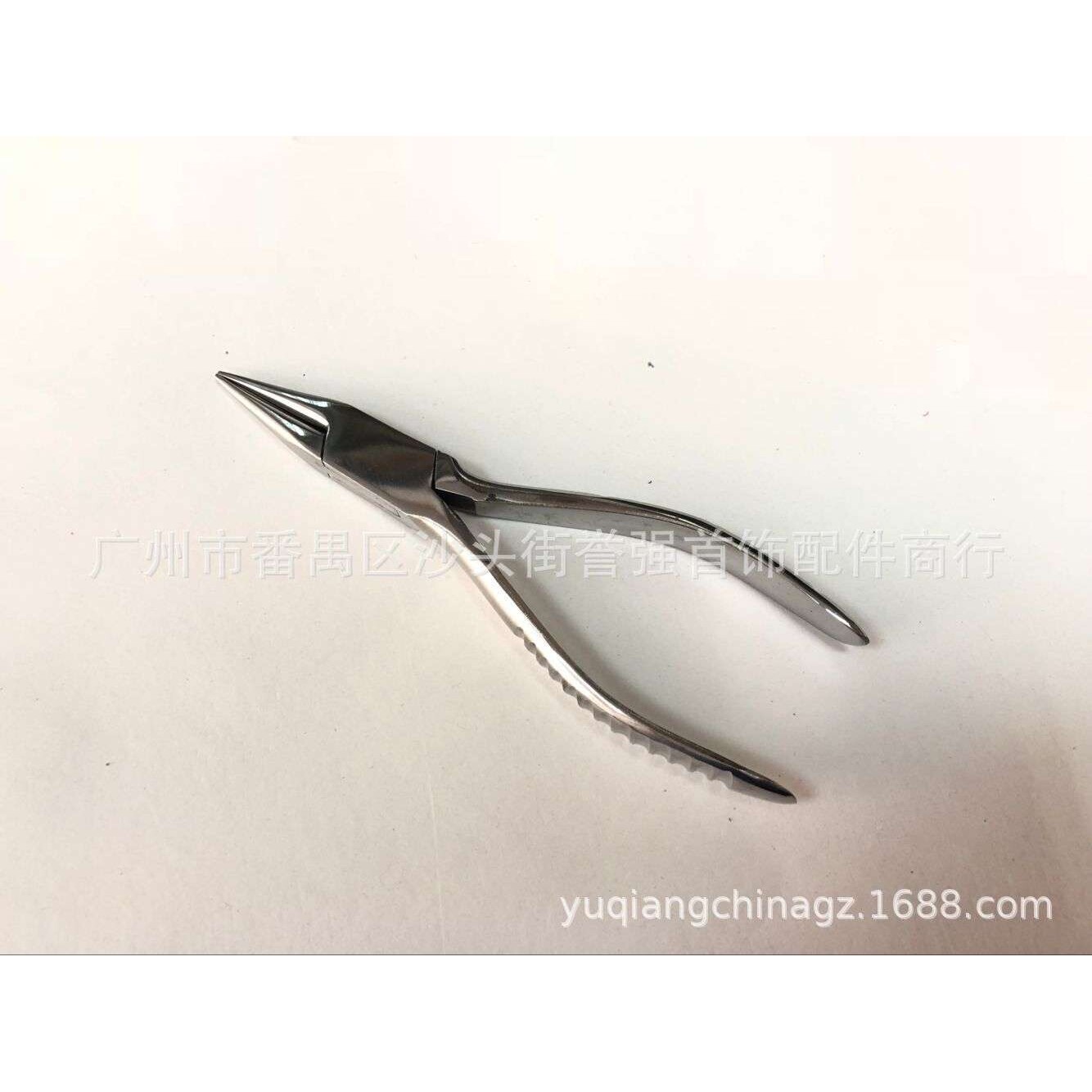 不锈钢尖圆钳 尖嘴钳 配镜调整钳 手工钳 眼镜店鼻托钳 首饰工具