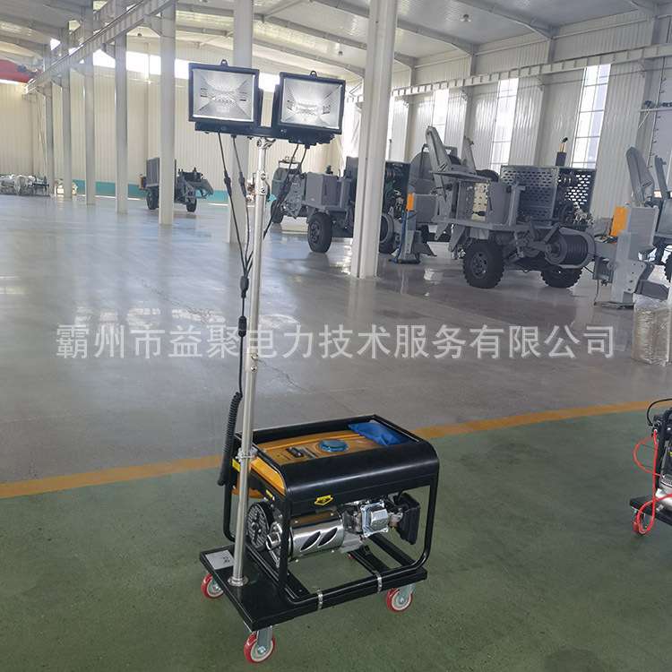 户外移动式照明灯车载手动遥控升降灯夜间施工多方位照明车