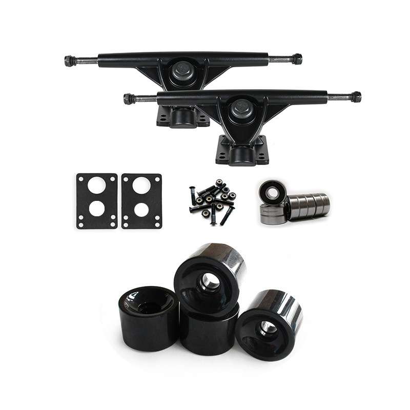 冲浪板7inch 长板UB支架70mm 滑板轮套装含轴承35mm桥钉6mm垫片
