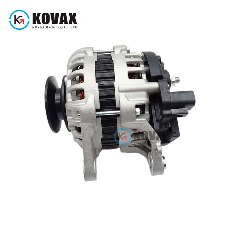 建乐顺挖掘机发电机DX60-9C 12V80A 129908-77200 LG80挖掘机零件