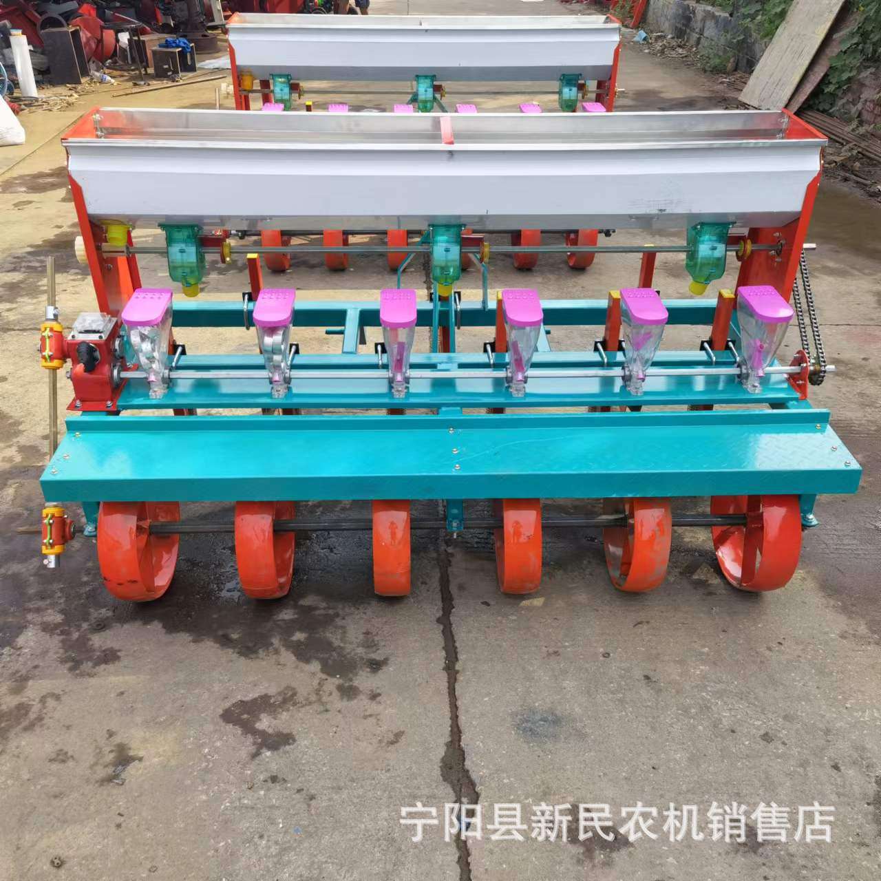 6行谷子蔬菜播种机4行萝卜白菜菠菜芹菜精播机8行桨腿圆盘有现货