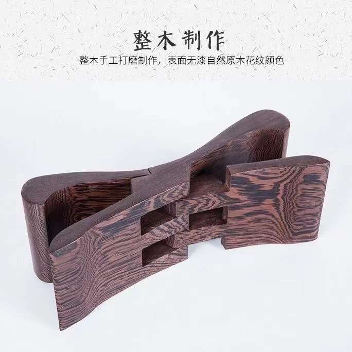 鸡翅木鲁班枕鲁班凳折叠一体高端枕头凉枕颈椎枕保健可折叠款枕头
