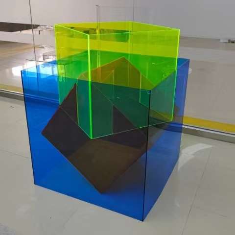 亚克力吊顶透光板装饰造型有机玻璃板吊顶厂家加工