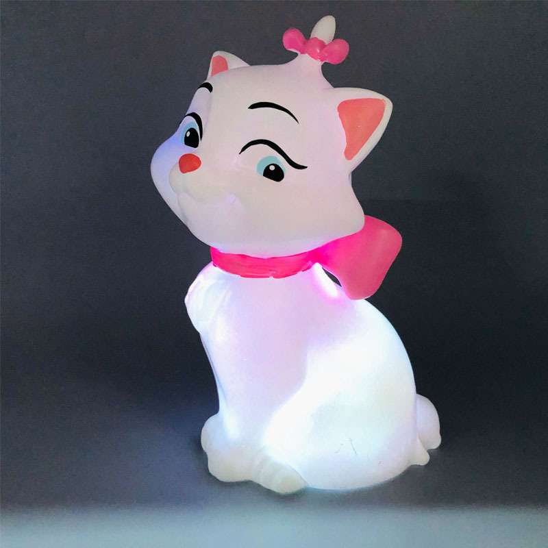 新款七彩变色猫咪小夜灯 小猫小夜灯 萌宠小猫咪桌面装饰灯