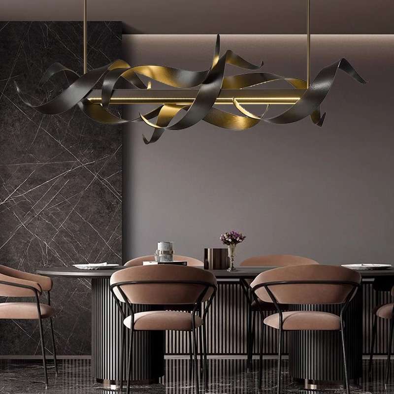 后现代轻奢餐厅吊灯创意装饰吧台灯商业餐厅灯北欧风格样板房灯