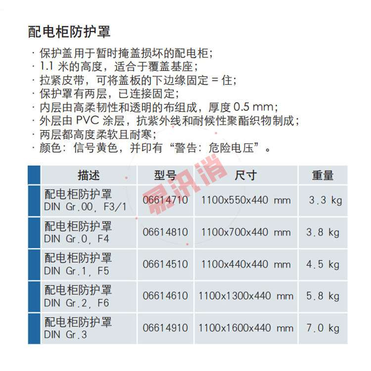 配电柜防护罩耐寒电力配电箱覆盖罩黄色PVC涂层配电柜罩