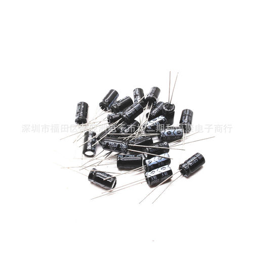 220uF16V6*12mm插件铝电解电容铝电解电容器