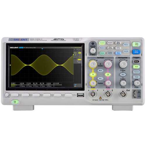 Siglent/鼎阳 SDS1102X-C 数字荧光示波器 100MHz 1G采样率 2通道