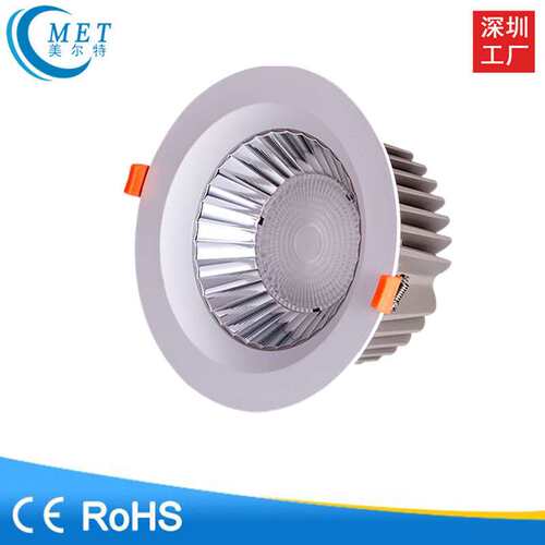 led灯具3500k筒灯防眩光 商用筒灯酒店大厅展厅筒灯40w50w60w