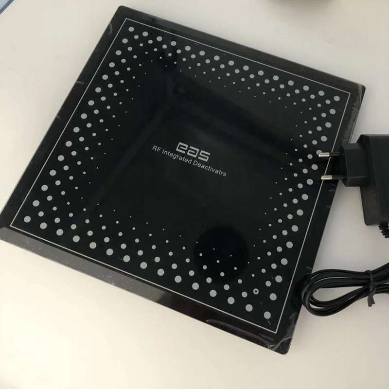 超市解码板 钢化玻璃射频软标签消磁器 条码RF软标签解码器一体机