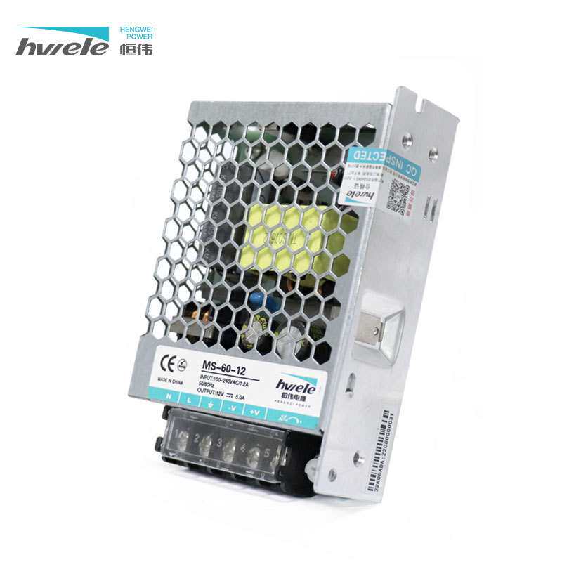 MS-60-12V24V迷你开关电源5a交流转直流工控恒伟电源稳压工业