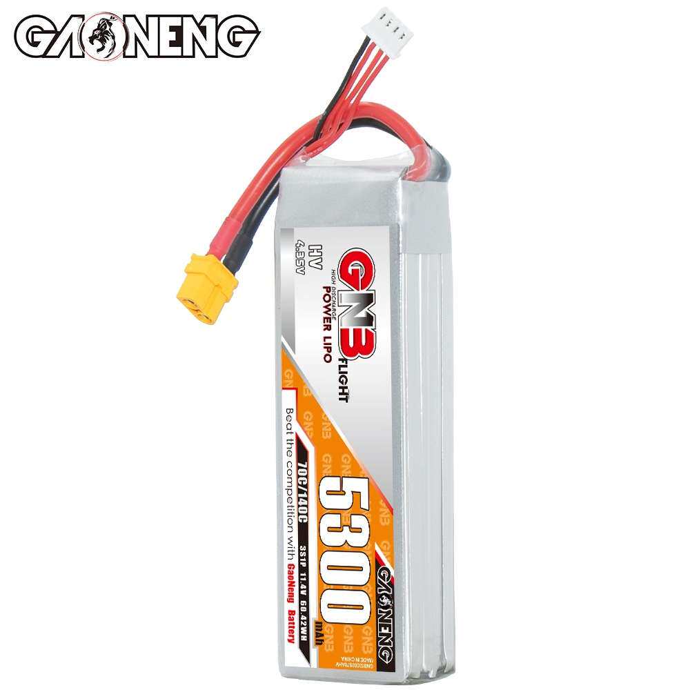GNB高能5300mAh 3S 11.4V 70C HV遥控攀爬车模型船模RC锂离子电池