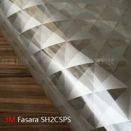 3M FASARA 法纱装饰膜SH2CSPS SH2CSAS菱形方块状装饰膜立体质感