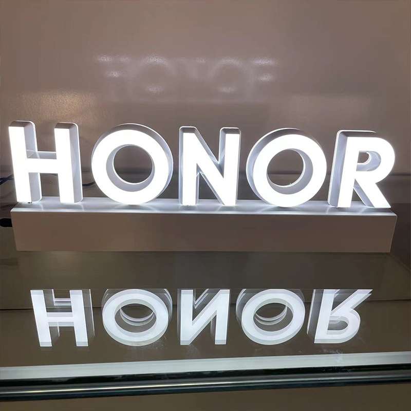 手机店广告字招牌门头广告pvc立体制作亚克力led水晶logo墙立式