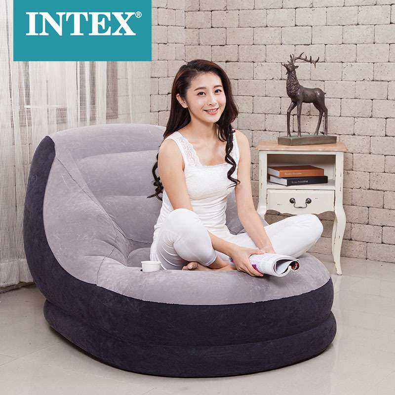 INTEX68564充气沙发懒人榻榻米沙发椅可折叠户外休闲沙发床充气床
