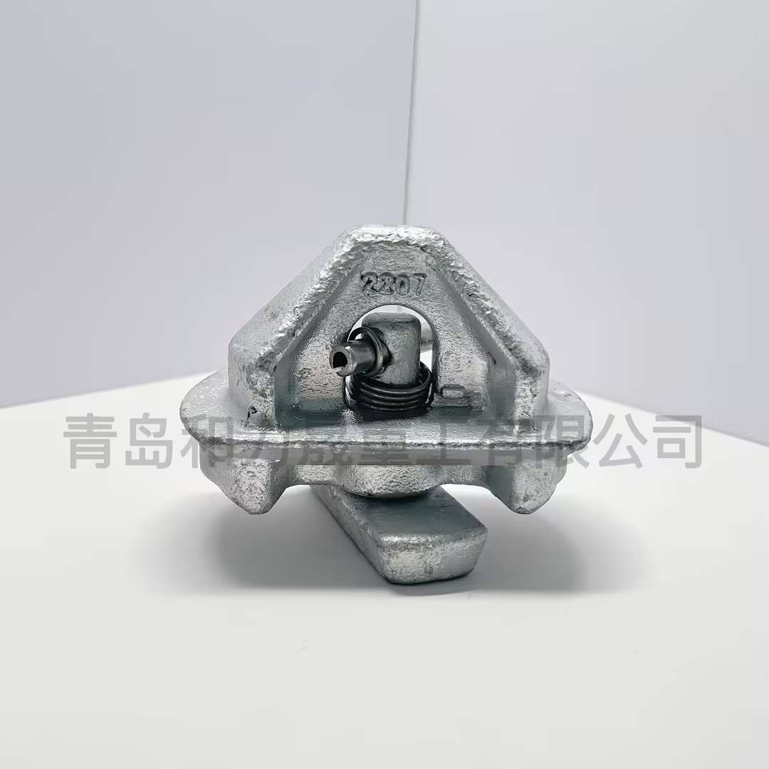 集装箱安全锥 双头双锥 集装箱标准件 四联单锥底锥厂家制作现货.