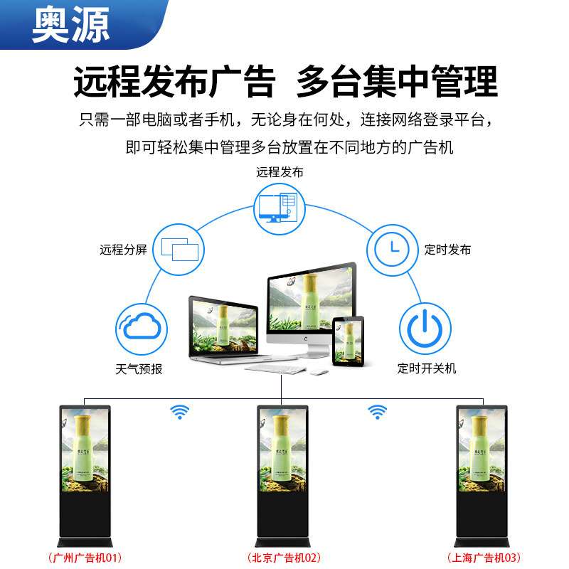 43寸65寸安卓触控一体机55寸立式广告机商场酒店触摸查询一体机