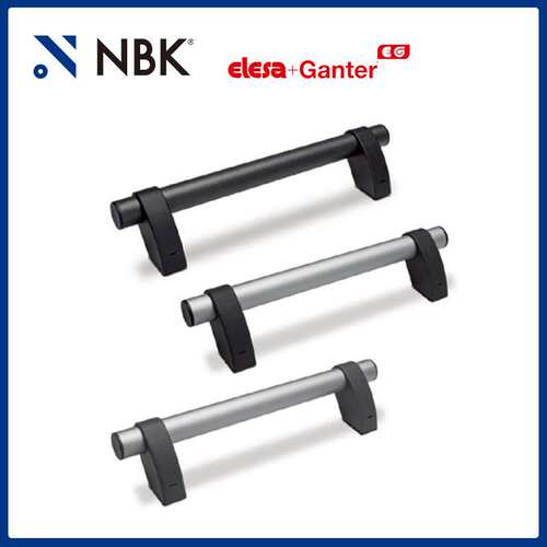 NBK ELESA M.1053-P-AN-GR 偏置型管状手柄 带可移动手柄支脚配件