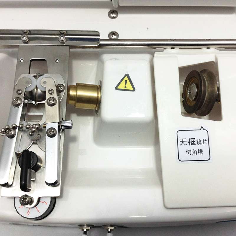 供应眼镜设备仪器 开槽倒角机LY-12A 眼镜加工设备 一机两用