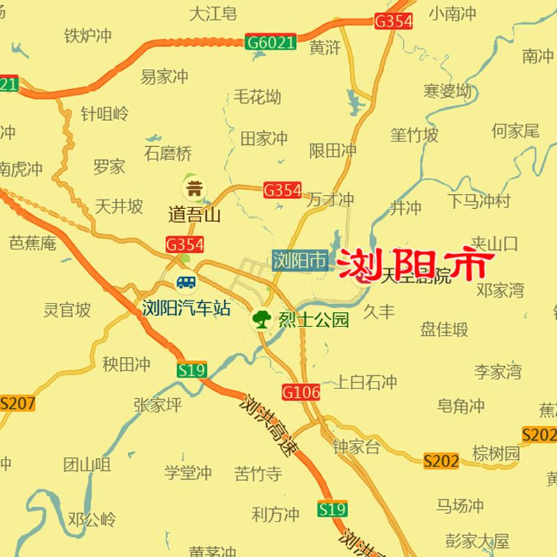 新款长沙市行政区划城市地图办公室挂图高清超大尺寸可定制电子版