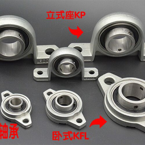 锌合金 微型带座 轴承KP08 FL000 P001 002 003 004 005 006 007