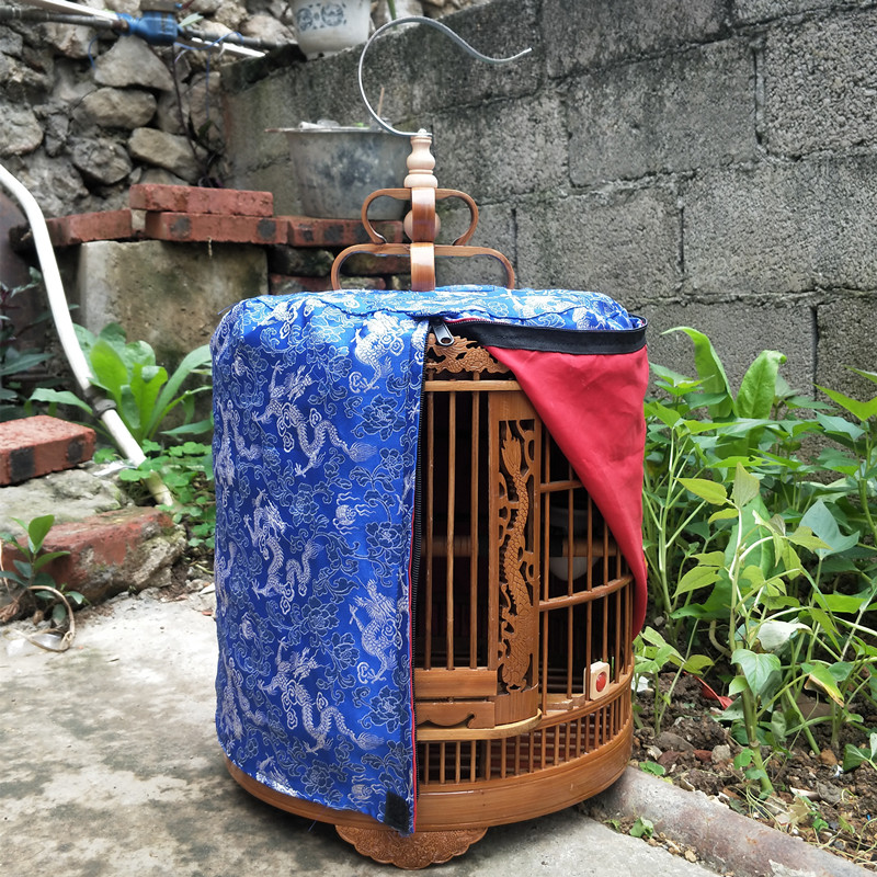 画眉鸟笼竹制专用八哥鹩哥玉鸟特大号贵州精品高档手工全套鸟笼子