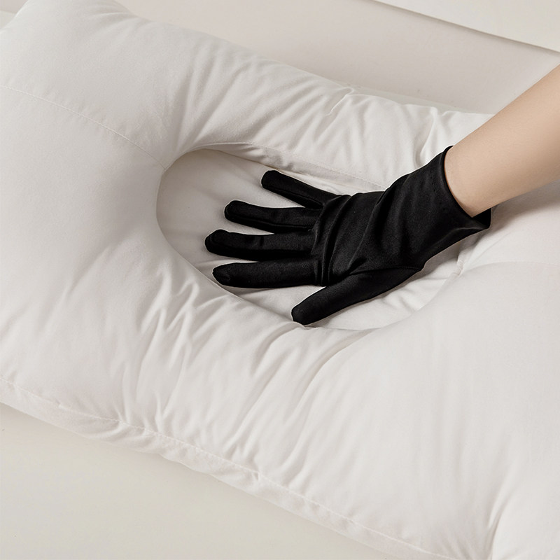 护颈椎枕头枕芯一对装中低枕单人助睡眠家用睡觉专用不塌陷不变形