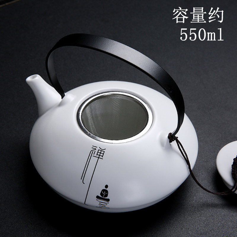 茶具套装家用大容量过滤泡茶壶陶瓷中式禅意功夫茶杯套办公室会客