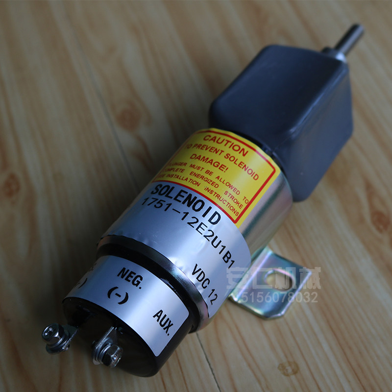 发电机组发动机柴油机熄火电磁阀1751-12E2U1B1开关SA-4984/24v