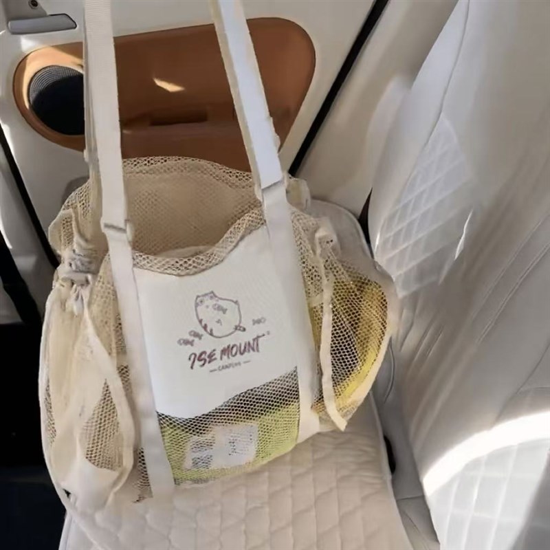收纳袋车载收纳袋网兜置物袋汽车后座座椅挂袋车内椅背旅行储物袋