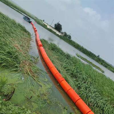 水上枢纽拦污浮排 大距离拦漂装置 大化水电站进水口拦污浮体