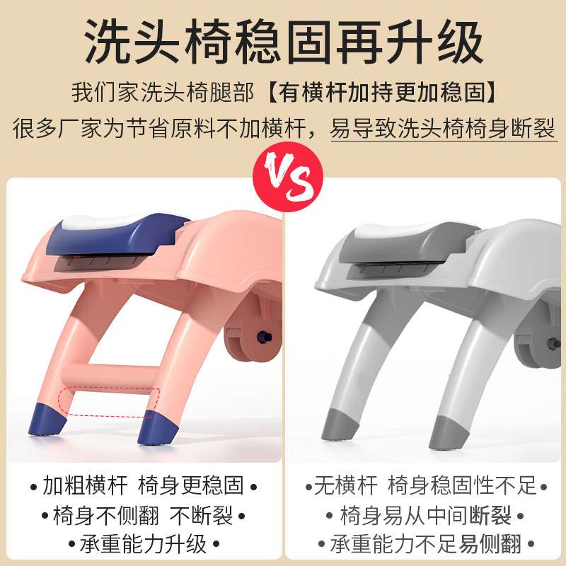 儿童洗头躺椅可折叠洗头神器宝宝家用洗头床女童小孩婴儿洗头发凳