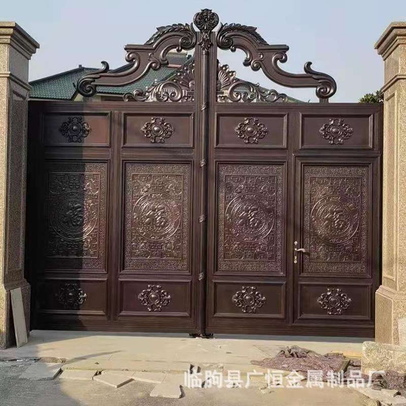 铝艺大门配件 合页 门把手 等